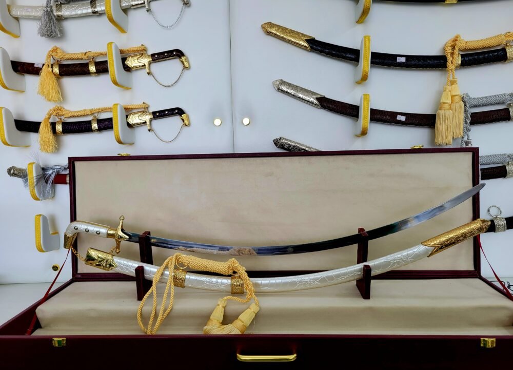 SWORDS 100 CM SIZE GOLD AND SILVER COLORS